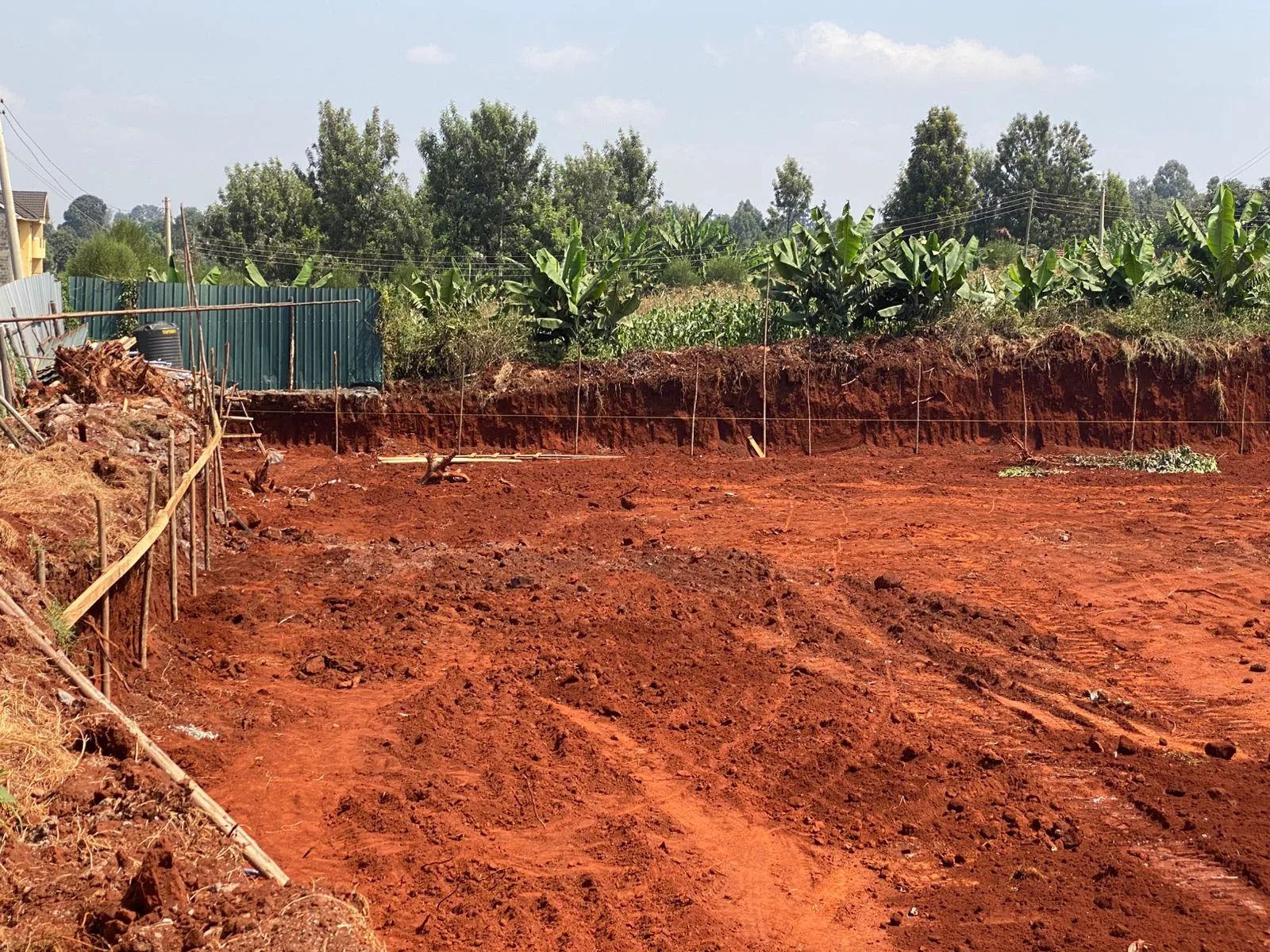 Excavation and construction progress at the Opal Suites site