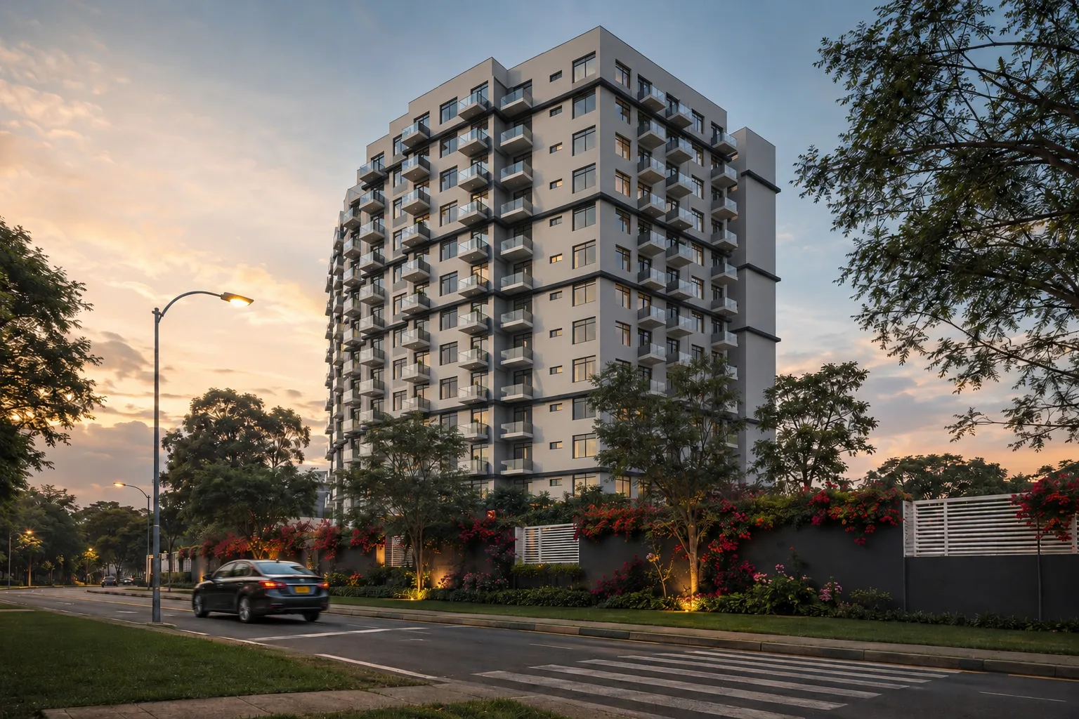 Opal Suites seen from the street